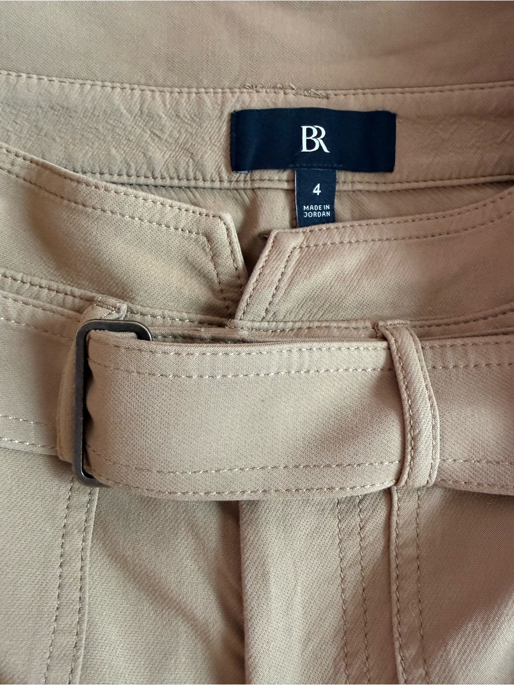 Banana Republic Tan Belted Pants size 4